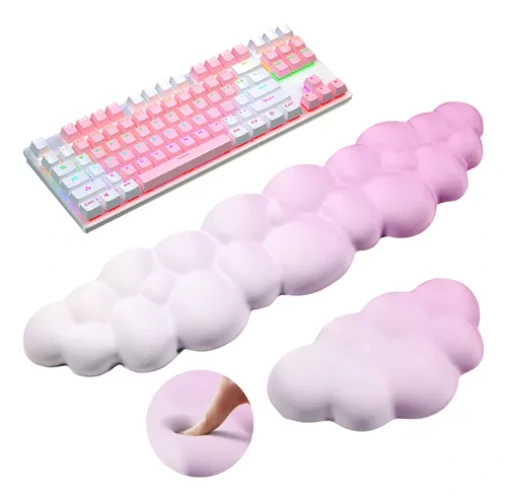 Reposamuñecas Teclado Y Mouse Soporte Para Almohadilla Set*2