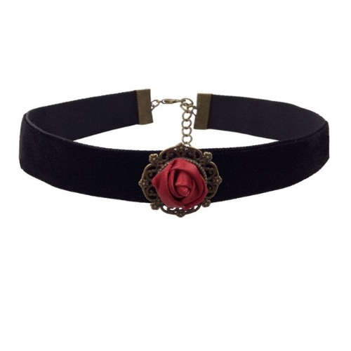Rose/Cross Choker - DD-07