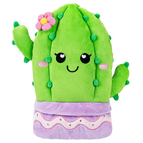 Cactus Microwavable Unscented Heating Pad for Women and Kids- Cute Soft Cozy Pillow Plush Heatable Warm Stuffed Animals - Kawaii Hot and Cold Plushie Food Toy - Cactus Gifts for Girls and Boys - Cactus