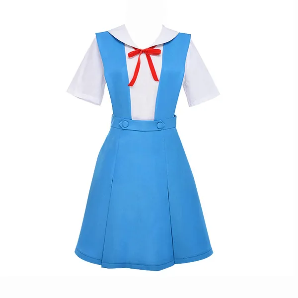 Cosplay Kostüm Asuka L-angley Soryu T-okyo Ayanami R-e-i Schuluniform Frauen Damen Anime Evangelion Halloween Karneval Outfit