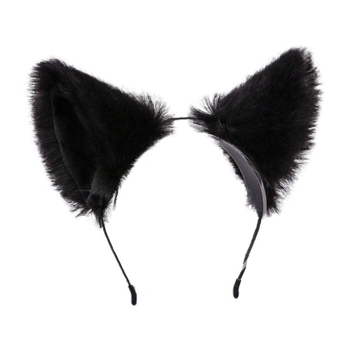 Faylay Girl Women Cat Ears Headband Cosplay Fluffy Cute Furry Party Headwear - 7-wld-hh