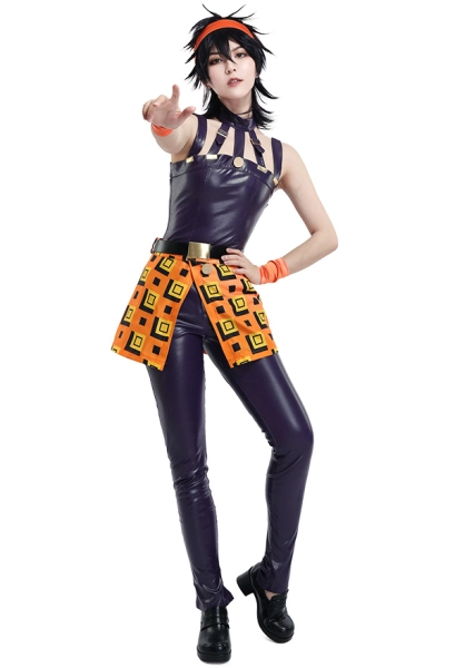 JoJos Narancia Ghiruga Cosplay Costume with Bandana