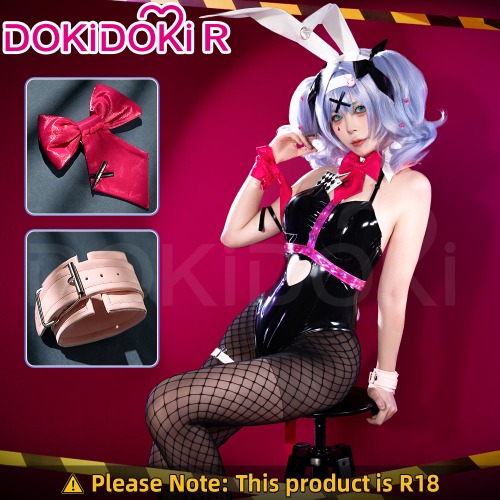 【Upgraded】【Ready For Ship】【Size S-2XL】DokiDoki-R VSINGER Cosplay Rabbit Hole Costume Bunny Girl Sexy Black | S-Ready For Ship