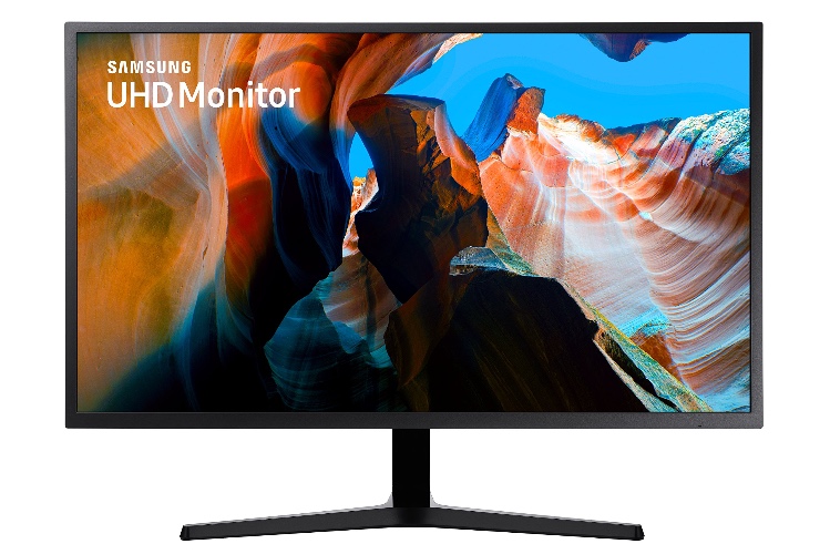 SAMSUNG UJ59 Series 32-Inch 4K UHD (3840x2160) Computer Monitor, HDMI, Display Port, Eye Saver Mode, Flicker Free Mode, FreeSync (LU32J590UQNXZA) - 