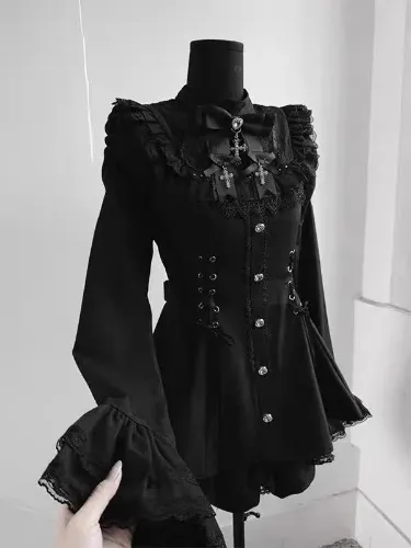 gothic two piece coord
