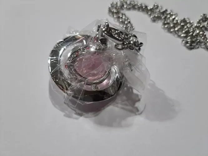 Vivienne Westwood Small Orb Necklace Pink x Silver