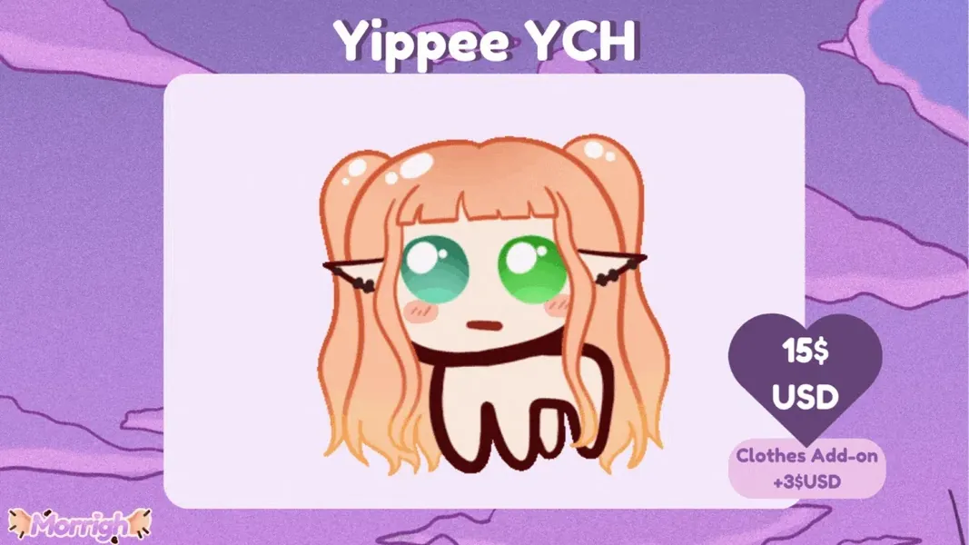 Yippee [tbh creature] YCH Animated Emote by morrigh (@morrigh)