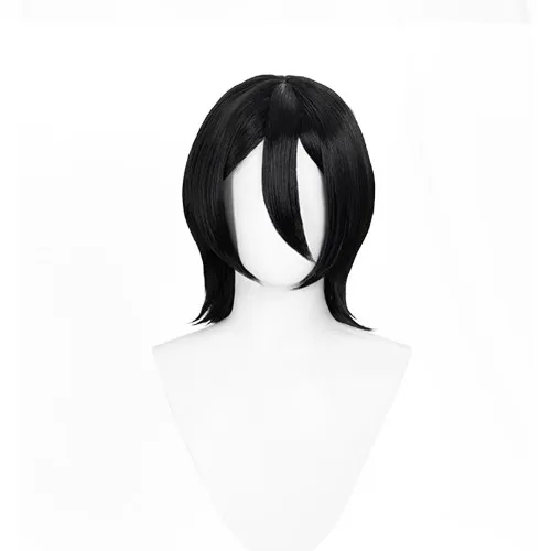 【Ready For Ship】DokiDoki Anime Bleach Cosplay Kuchiki Rukia Cosplay Wig Short Black | Rukia