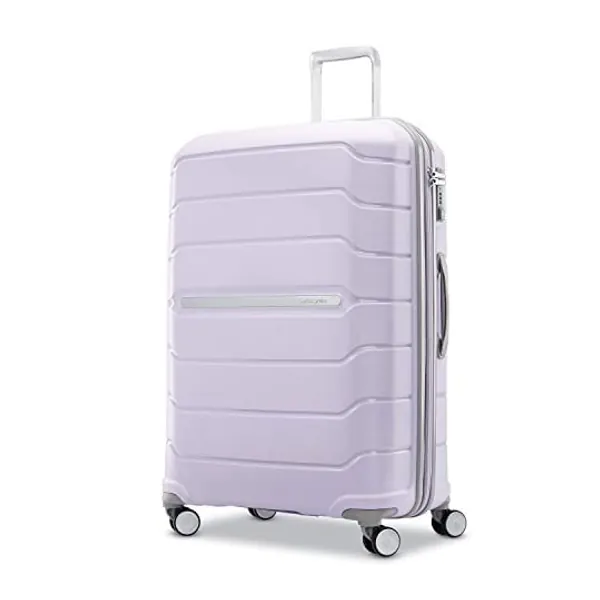 
                            Samsonite Freeform Hardside Expandable with Double Spinner Wheels, Lilac, Checked-Large 28-Inch
                        
