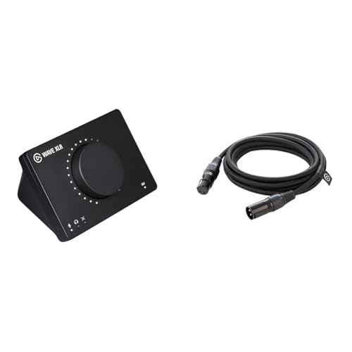 Elgato XLR Interface Starter Set - Audio Interface, XLR Cable included, Free Digital Mixing Software Bundle for Podcasting, Streaming, & Recording, USB Connection, Plug in your Dynamic Mic, PC/Mac - XLR Starter Set