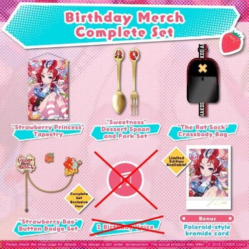 Hololive Hakos Baelz Birthday Celebration 2023 Limited [No Voice - Bag Fix] 01