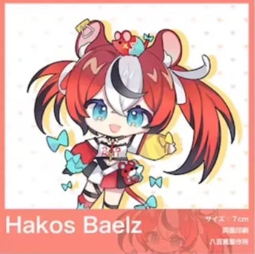 Hololive EN 1st Gen Myth & 2nd Gen Council Vtuber Doujin Double-sided Acrylic Keychain Charm Volume.13