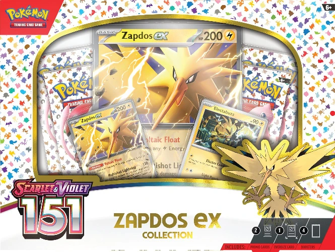 151 Zapdos EX Pokemon Cards