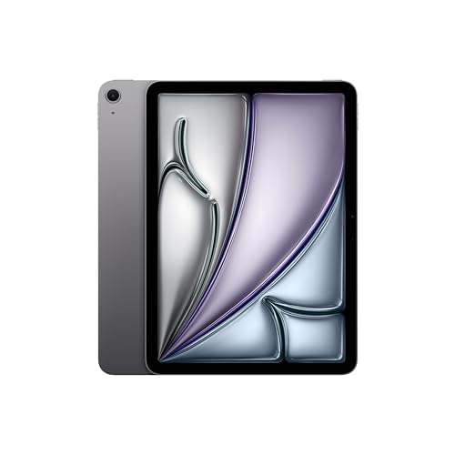 Apple iPad Air de 11 Pulgadas (M2): Pantalla Liquid Retina, 256 GB, cámara Frontal de 12 Mpx en Horizontal y cámara Trasera de 12 Mpx, Wi-Fi 6E, Touch ID, autonomía de Sol a Sol - Gris Espacial - Gris espacial - 256 GB - Wi-Fi