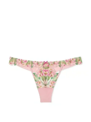 Buy Lily Embroidery Thong Panty - Order Panties online 1125095400 - Victoria's Secret US