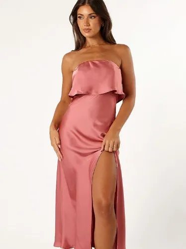 Buy Vienna Strapless Midi Dress - Order Dresses online 1125891800 - Victoria's Secret US