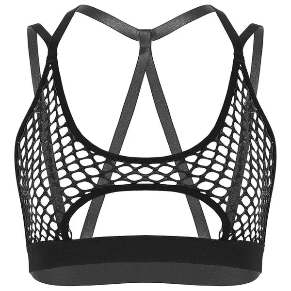 'Unborn' Fishnet Top