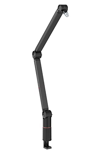 Professional Boom Arm Stand, THRONMAX Flex S5 Mic Stand for Game streaming and Broadcasting/Sturdy and Unıversal Mic Stand - Black