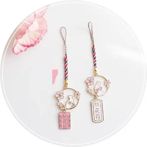 Phone charm pair