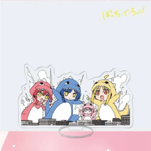 Anime Bocchi The Rock Figure Cosplay Acrílico Stands Gotou Hitori Ijichi Nijika Yamada Ryo Kita Ikuyo Modelo De Placa Decoração De Mesa Em Pé Ventiladores Presente