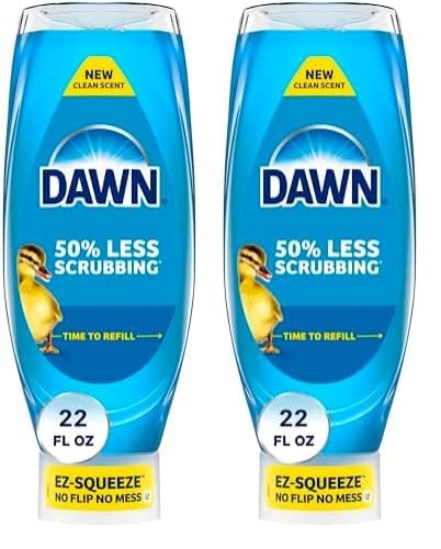 Dawn EZ-Squeeze Ultra Dish Soap Dishwashing Liquid, Original, 22 fl oz (Pack of 2)