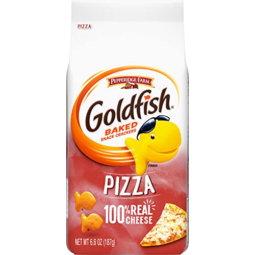 Pepperidge Farm Goldfish Pizza Crackers, 6.6 oz. Bag - Pizza - 6.6 Ounce (Pack of 1)