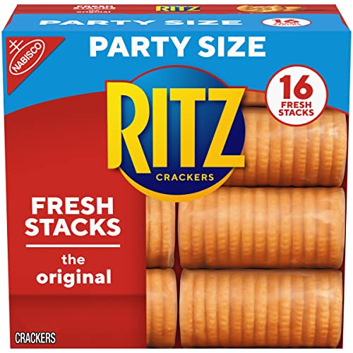 RITZ Fresh Stacks Original Crackers, Party Size, 23.7 oz (16 Stacks) - Original Stacks - 1.48 Pound (Pack of 1)