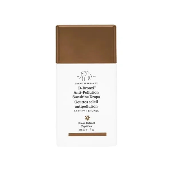 Drunk Elephant D-Bronzi Anti-Pollution Sunshine Serum Drops. Replenishing Face and Body Bronzing Serum for Fine Lines and Wrinkles (30 mL / 1 Fl Oz)