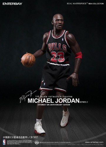 1/6 Real Masterpiece Collectible Figure/ Michael Jordan Series 2 #23 Black Uniform　 - Brand New