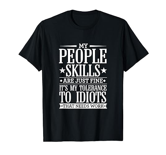 My Tolerance to Idiots Needs Work Funny Sarcasm T-Shirt T-Shirt - Men - Red Heather - 3X-Large