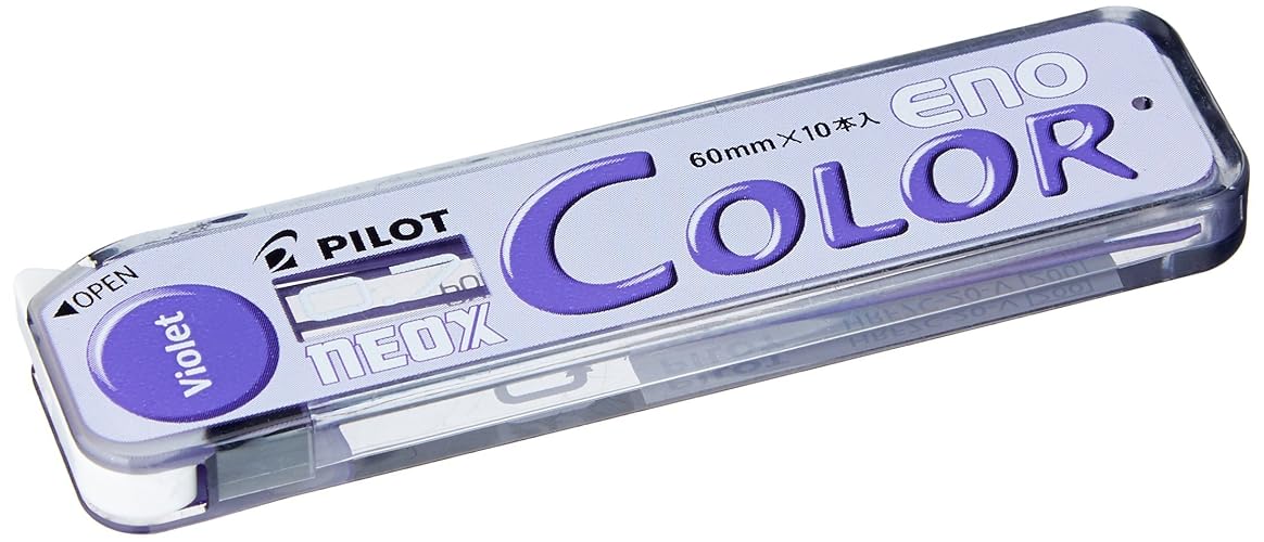 PILOT Color Mechanical Pencil Lead ENO, 0.7mm, Violet (HRF7C-20-V) - Pink