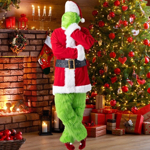 Big Green Monster Grinch Costume - Green Monster Costume / M