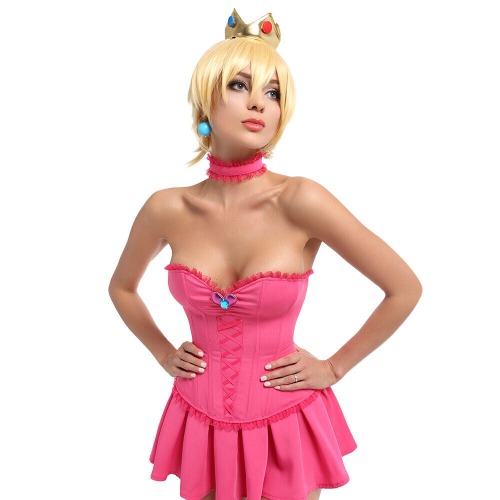 Princess Peach Corset Cosplay - L