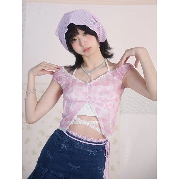 [$23.71]White Halter Neck Knitted Cami Top with Underwire Cups