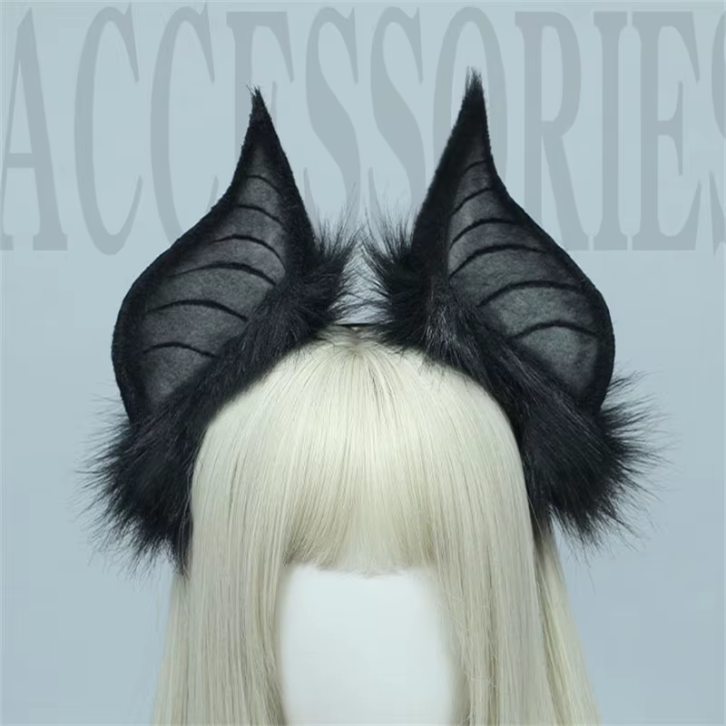 Festival Bat Headwear Anime Plush Bat Headwear Cosplay Costume Party Headdress Women Comic Show Headwear - AliExpress 