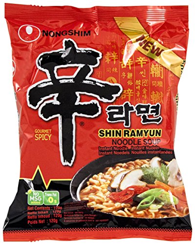 NONGSHIM -Instant Noodles Shin Ramyun - Multipack (20 X 120 GR) - 120 g (Lot de 20)