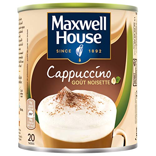 Maxwell House Café Soluble Cappuccino Noisette Boite 305G - 1