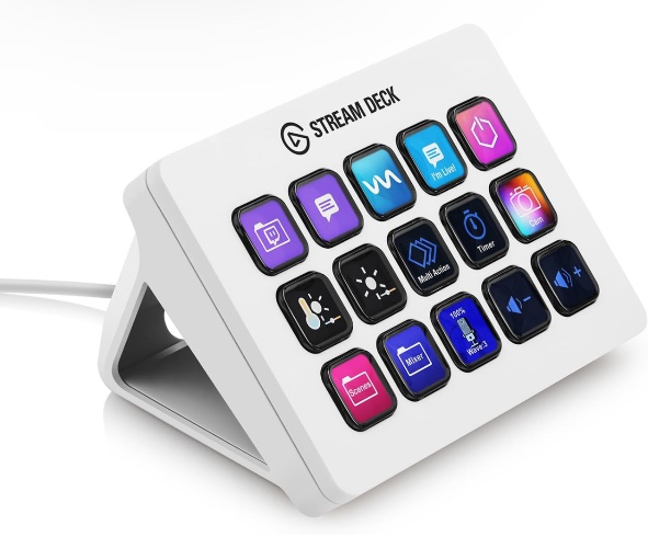 Elgato Stream Deck MK.2 – Studio Controller, 15 Macro Keys, Trigger Actions in apps and Software Like OBS, Twitch, ​YouTube and More, Works with Mac and PC - White, 20GBA9901-wt: Keyboards, Mice & Input Devices: Amazon.com.au