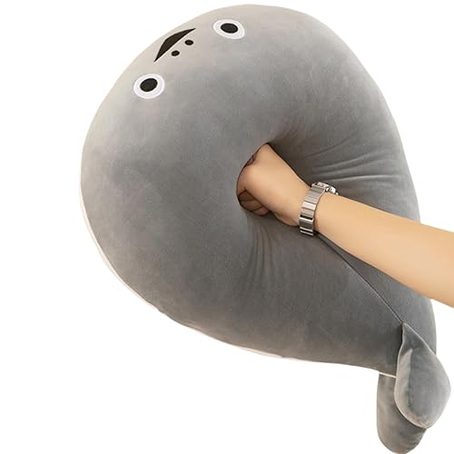 POPOTATO Adorable Sacabambaspis Fish Plush - 15.7'' Sacabambaspis Stuffed Animal - Plushy and Squishy Pillow Toy - Cute Fish Toys for Boys and Girls