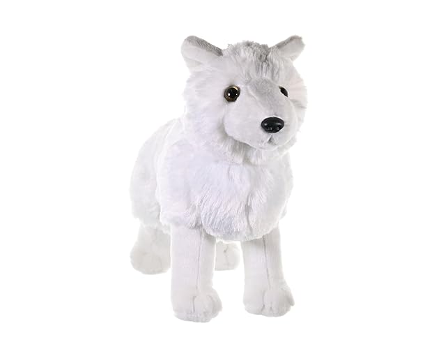 Wild Republic Arctic Wolf Plush, Stuffed Animal, Plush Toy, Gifts for Kids, Cuddlekins 12"