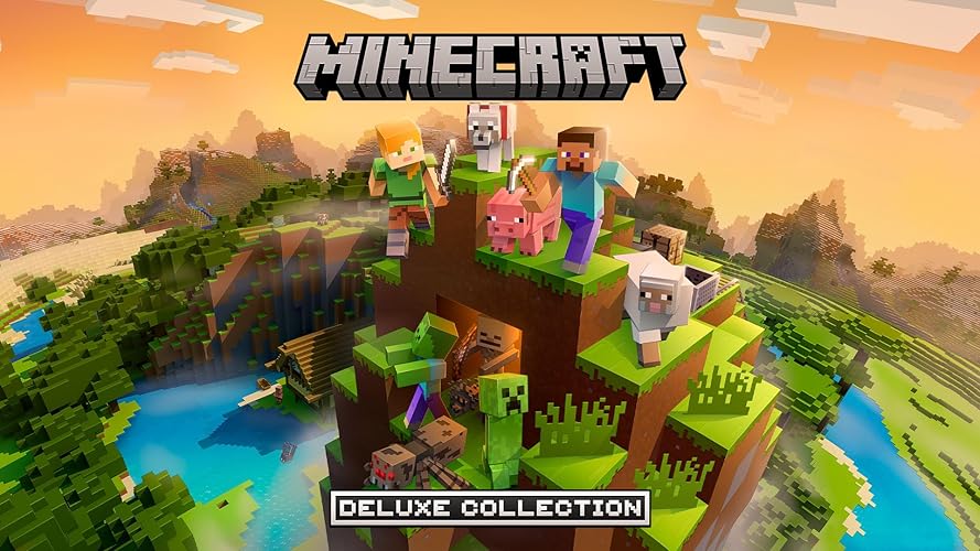 Minecraft Deluxe Collection - Nintendo Switch [Digital Code] - Nintendo Switch Digital Code - Deluxe Collection