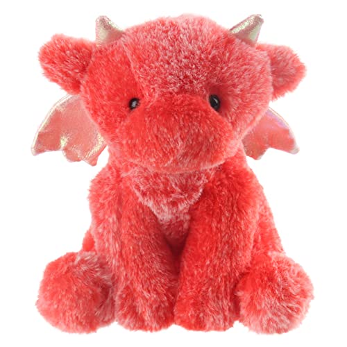 Apricot Lamb Toys Plush red dragon Stuffed Animal Soft Cuddly Perfect for Child （red dragon, 10 Inches
