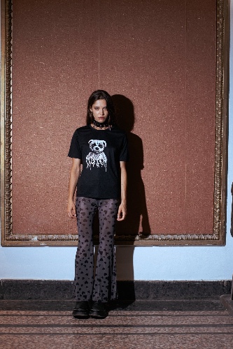 Nocturnal Teddy Tee - Black Teddy / S