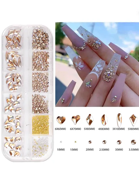 1box Rhinestone Nail Art Decoration