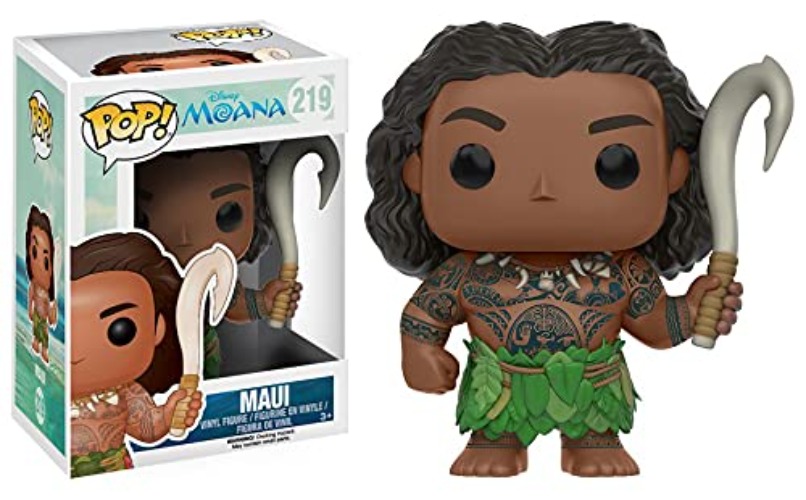 Funko Moana Maui with Weapon Pop Vinyl Figure Toy 9.6 cm