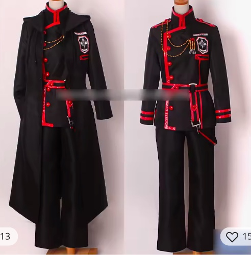 Anime D. grau-mann HALLOW 3rd Uniform Abbildung Allen Lavi Lenalee Kanda Cosplay Kostüm Halloween-Party Anzug Für Erwachsene Anpassen - AliExpress 