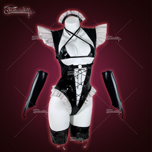 Cosplay Bar Maiden Maid Lingerie KO19（5-Piece Set） | XL