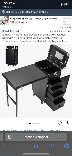 Makeup Trolley Case
