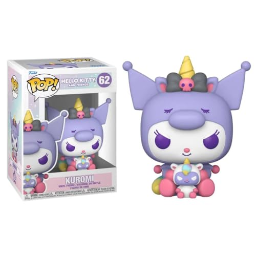 Funko Pop! Sanrio: Hello Kitty - Kuromi - Fiesta del Unicornio - Figura de Vinilo Coleccionable - Idea de Regalo- Mercancia Oficial - Juguetes para Niños y Adultos - Muñeco para Coleccionistas