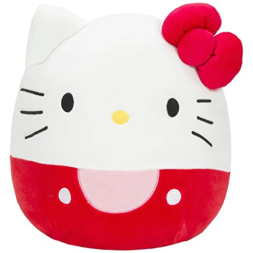 Squishmallows SQK1284 - Rote Kitty 30 cm, offizielles Kelly Toys Plüsch, superweiches Kuscheltier